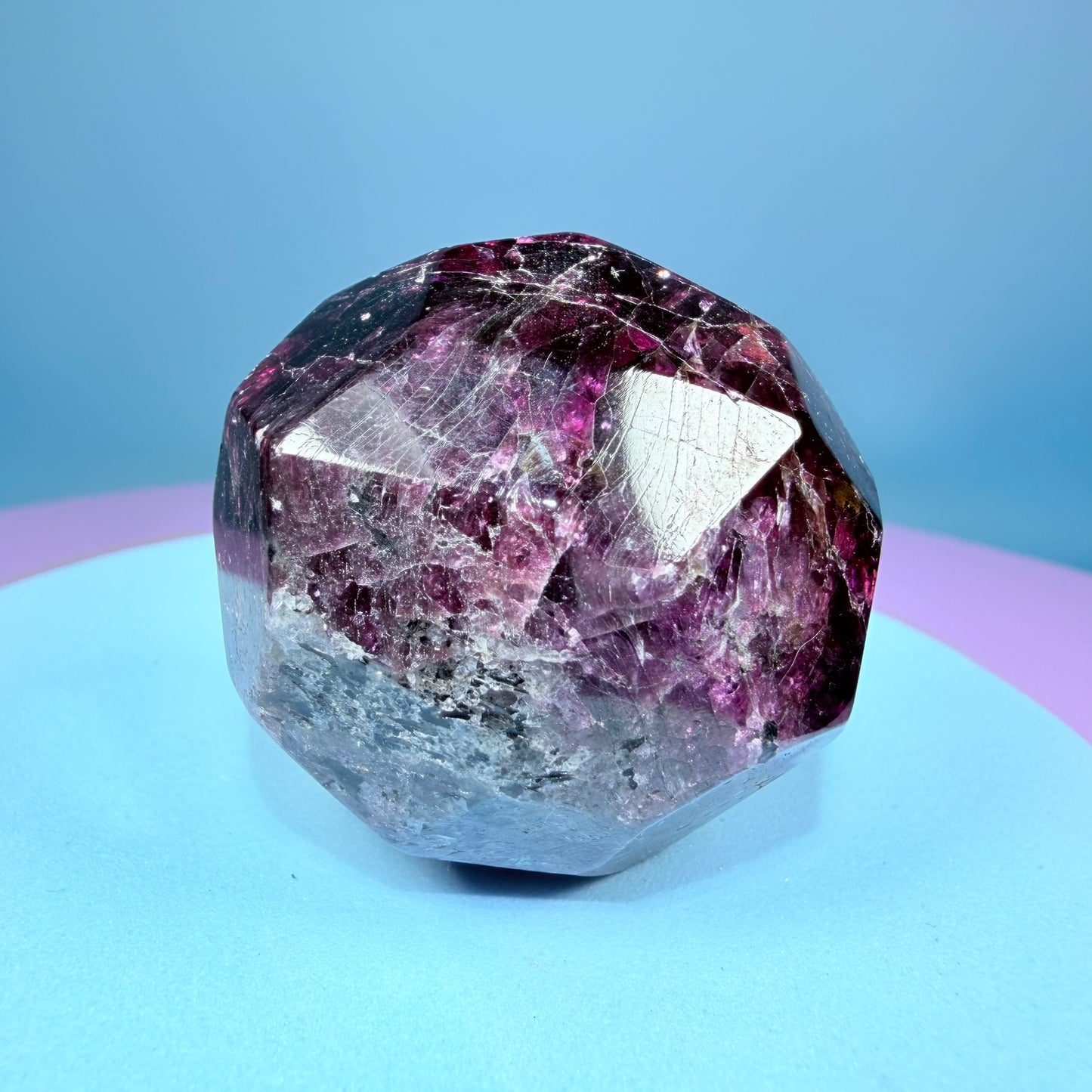 Rhodolite Garnet Small Faceted Freeform