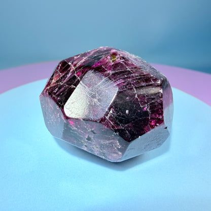 Rhodolite Garnet Small Faceted Freeform