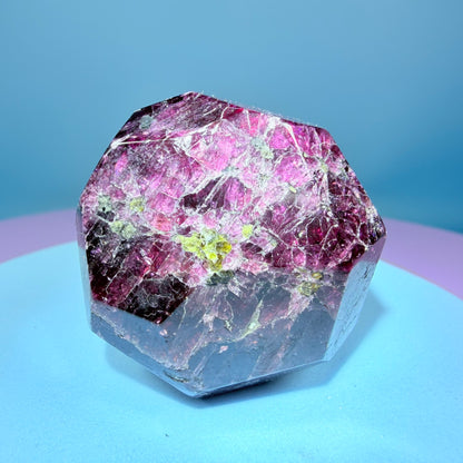 Rhodolite Garnet Small Faceted Freeform