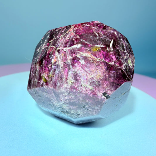 Rhodolite Garnet Small Faceted Freeform