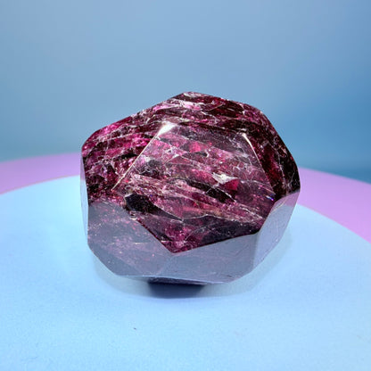 Rhodolite Garnet Small Faceted Freeform