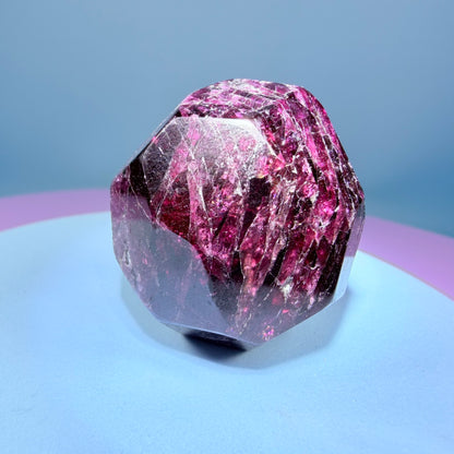 Rhodolite Garnet Small Faceted Freeform