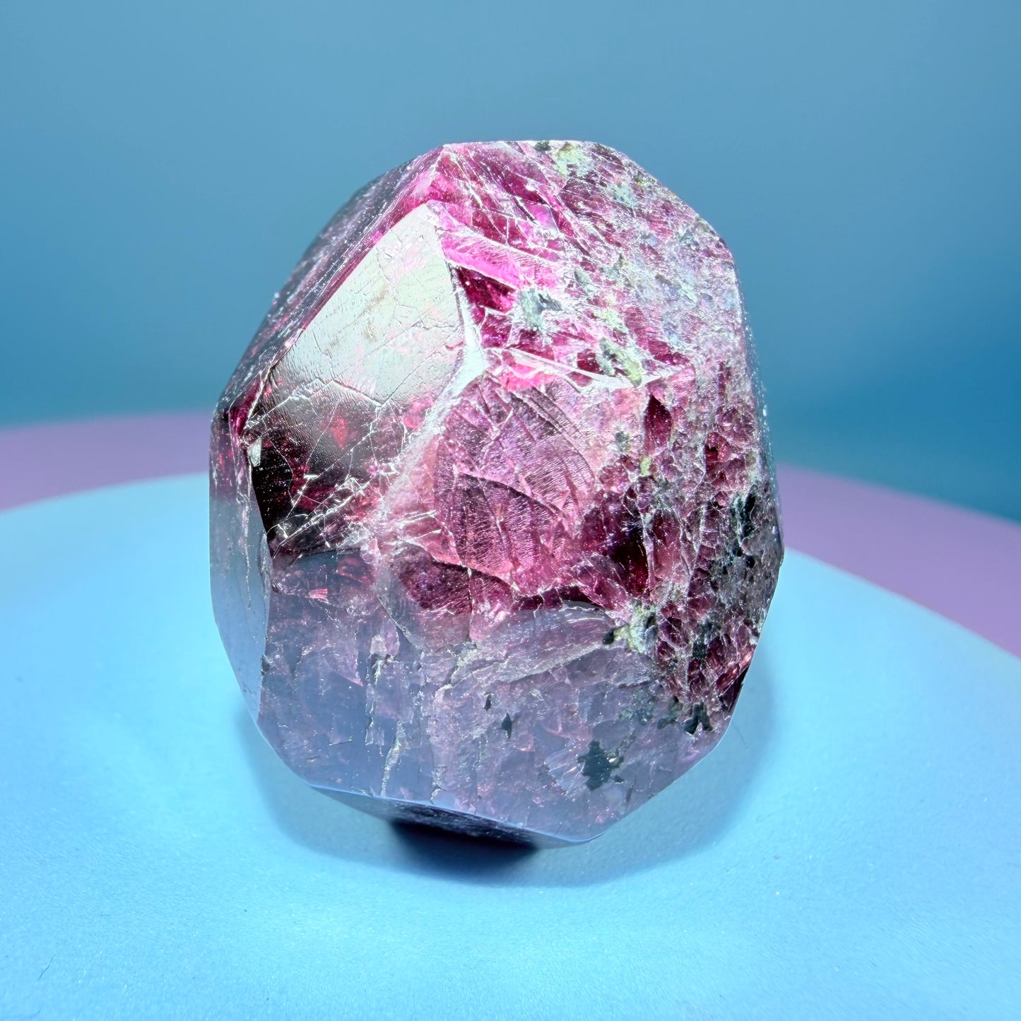 Rhodolite Garnet Small Faceted Freeform