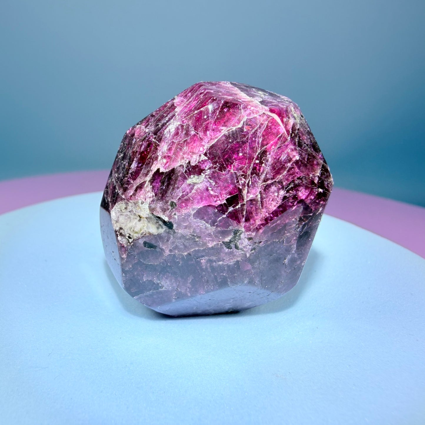 Rhodolite Garnet Small Faceted Freeform