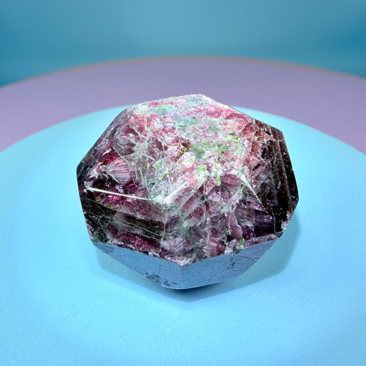 Rhodolite Garnet Small Faceted Freeform