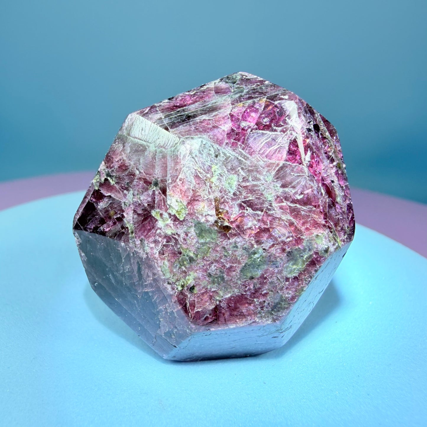 Rhodolite Garnet Small Faceted Freeform