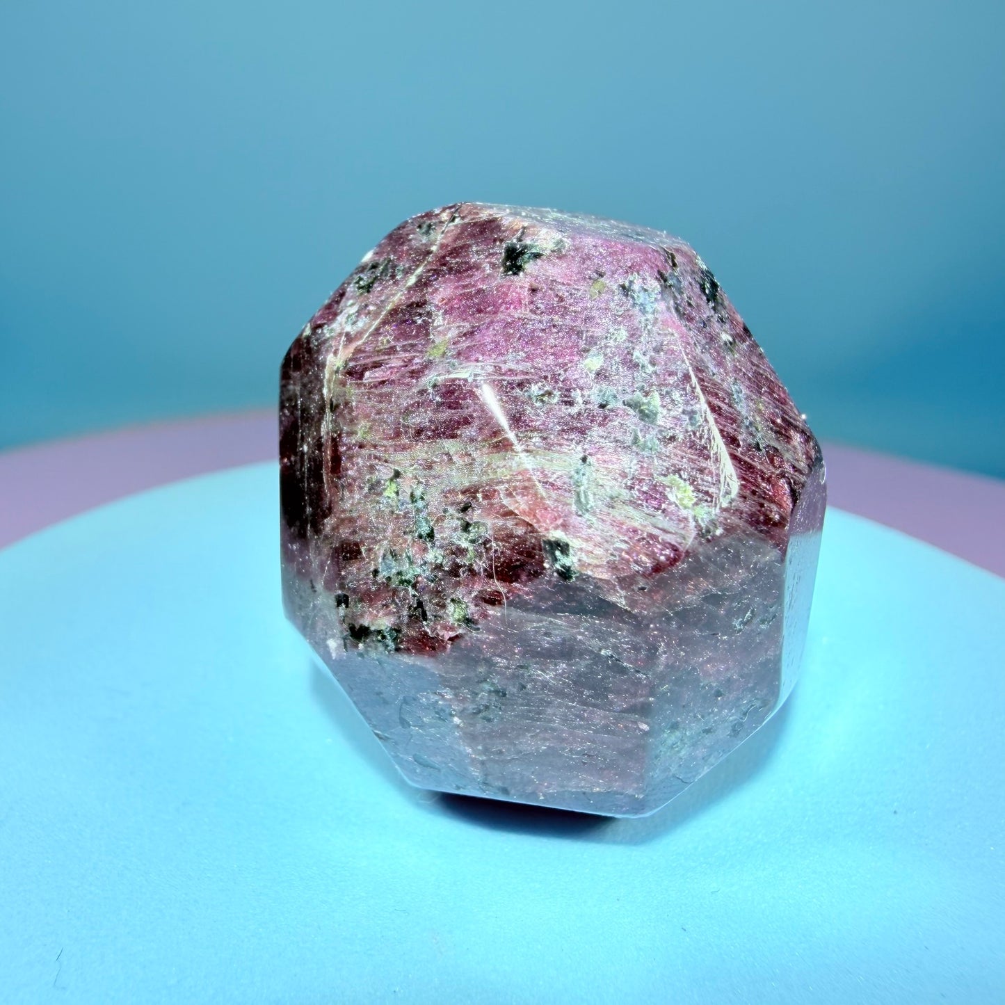 Rhodolite Garnet Small Faceted Freeform