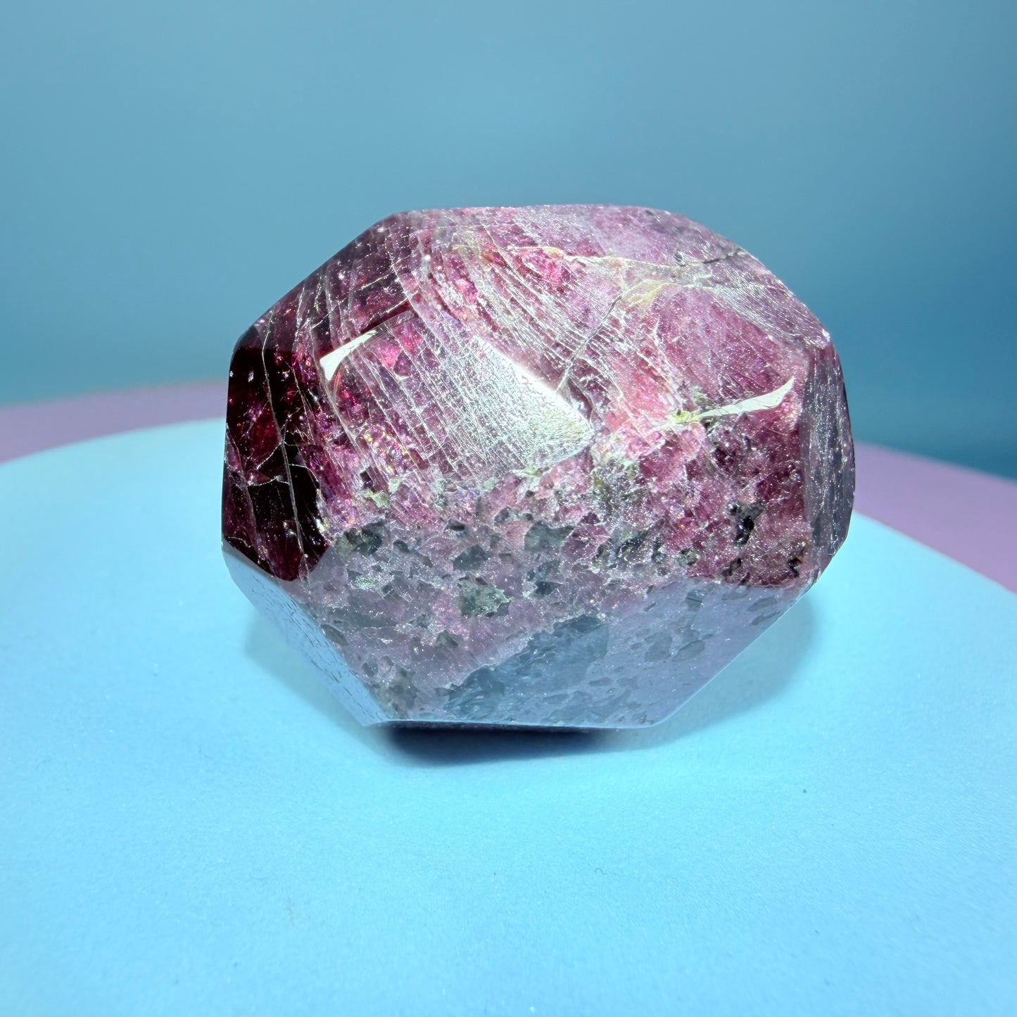Rhodolite Garnet Small Faceted Freeform
