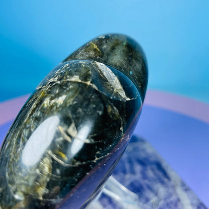 Rainbow Labradorite Heart Large Carving (CHIPPED)