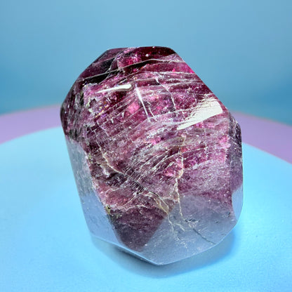 Rhodolite Garnet Small Faceted Freeform