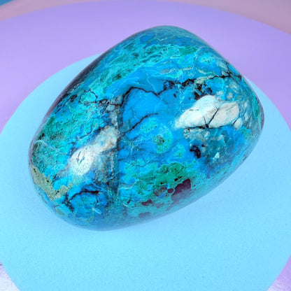 Chrysocolla Polished Medium Freeform, Peru