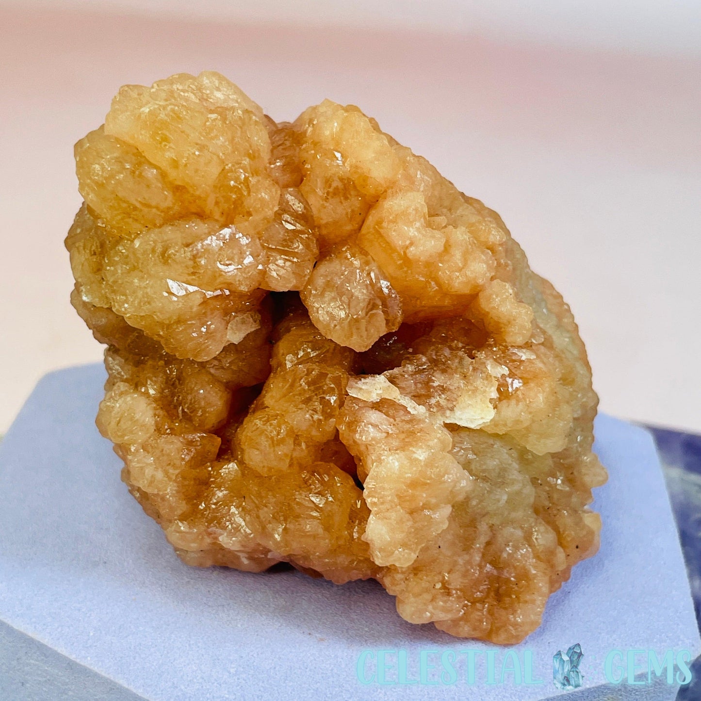 Pink Zeolite Apophyllite Raw Small Cluster Chunk