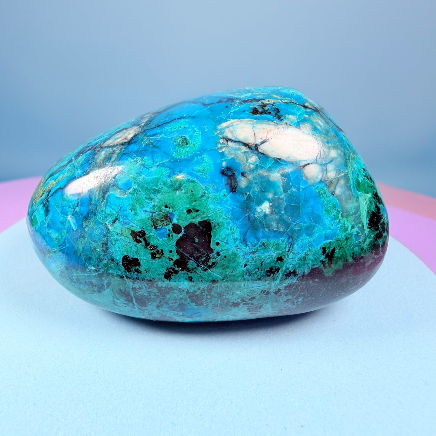 Chrysocolla Polished Medium Freeform, Peru