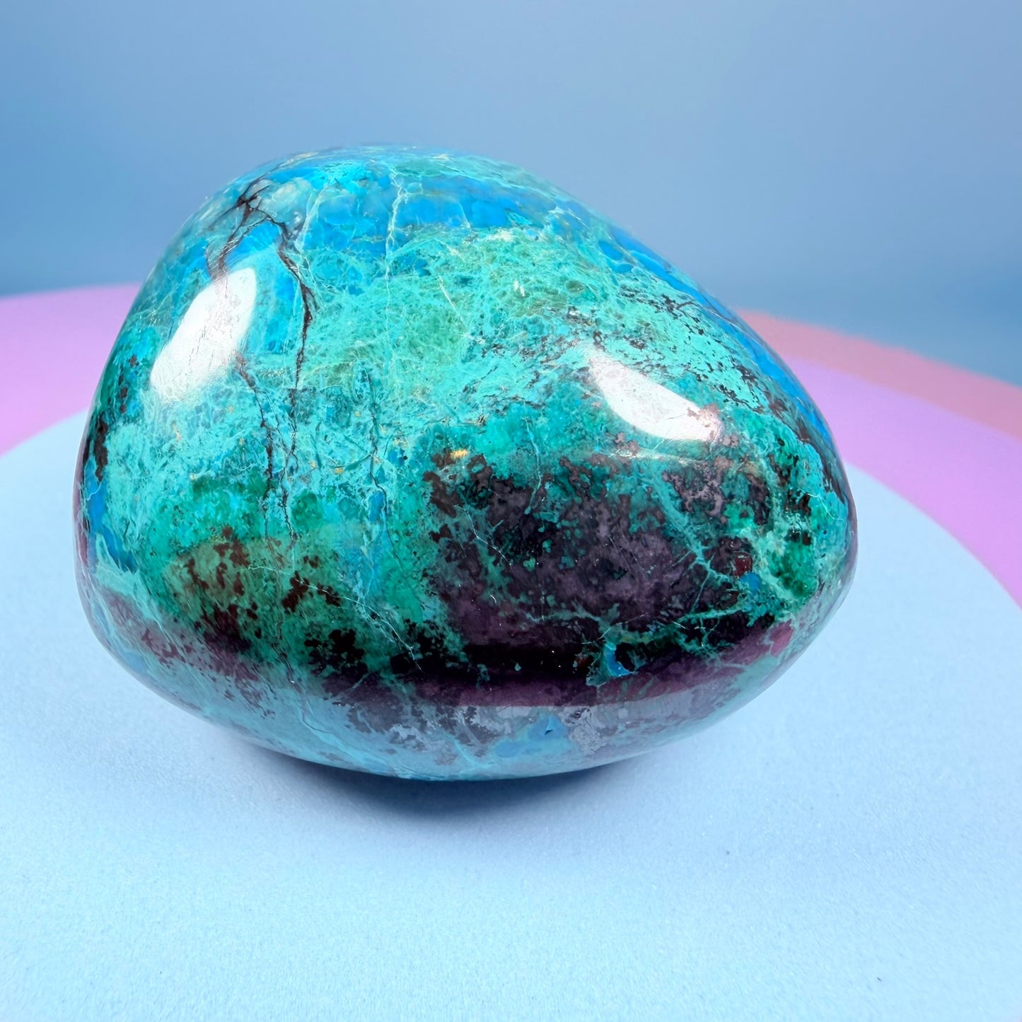 Chrysocolla Polished Medium Freeform, Peru