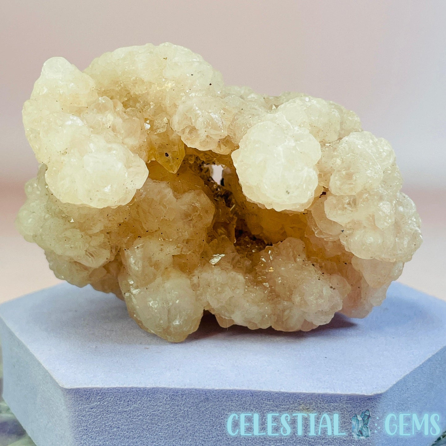 Pink Zeolite Apophyllite Raw Small Cluster Chunk