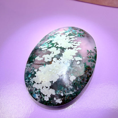 Rare Native Copper, Chrysocolla + Chalcedony Cabochon