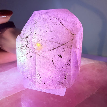 Rare Purple Scapolite Large Polished Crystal Specimen