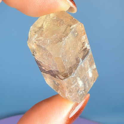 Champagne Topaz Large Crystal (Repaired)
