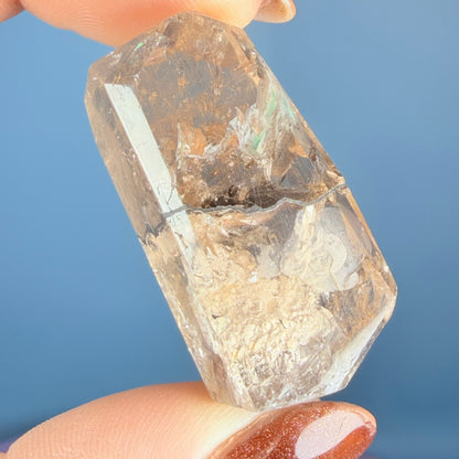 Champagne Topaz Large Crystal (Repaired)