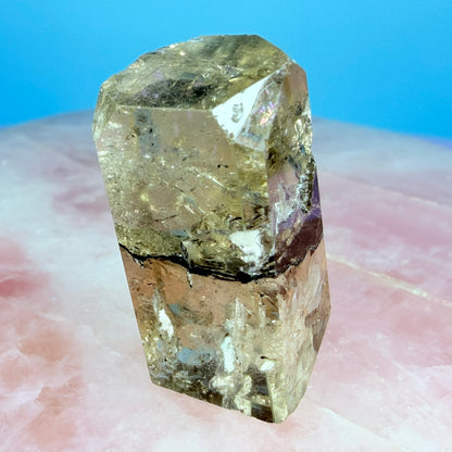 Champagne Topaz Large Crystal (Repaired)