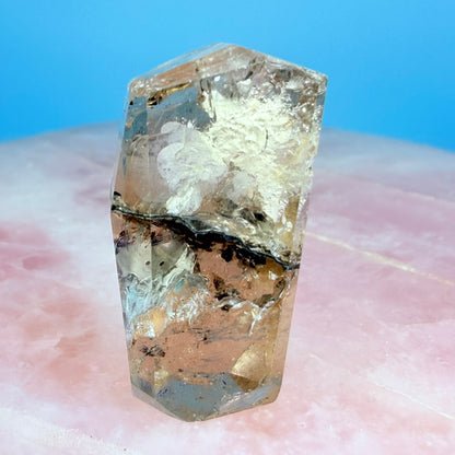 Champagne Topaz Large Crystal (Repaired)