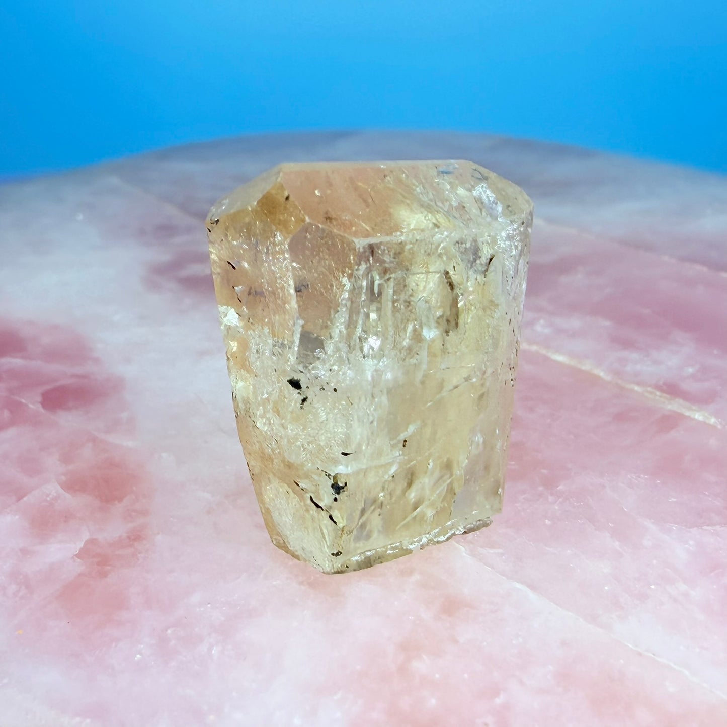 Champagne Topaz Large Crystal