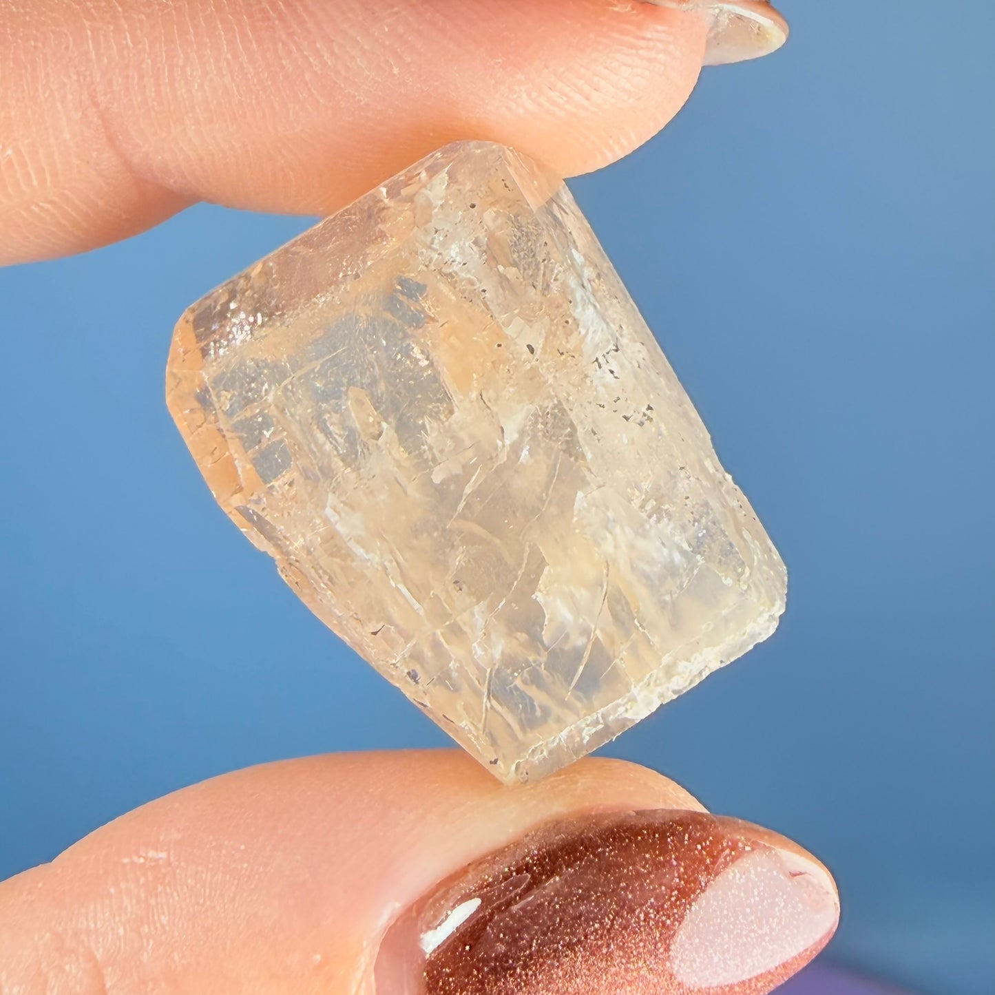 Champagne Topaz Large Crystal
