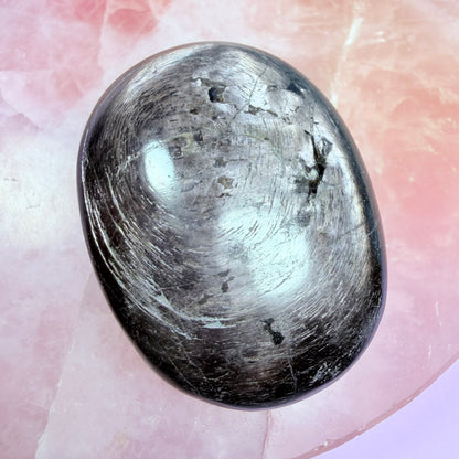 Rare Hypersthene Flashy Palmstone
