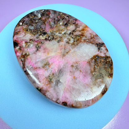 Cobaltoan Calcite Palmstone