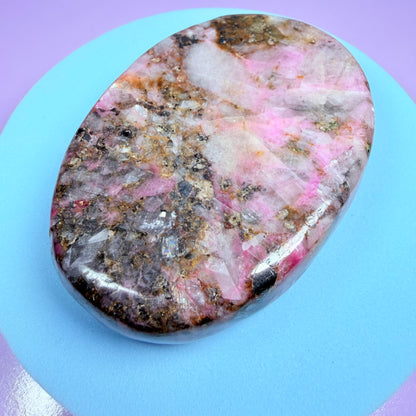 Cobaltoan Calcite Palmstone
