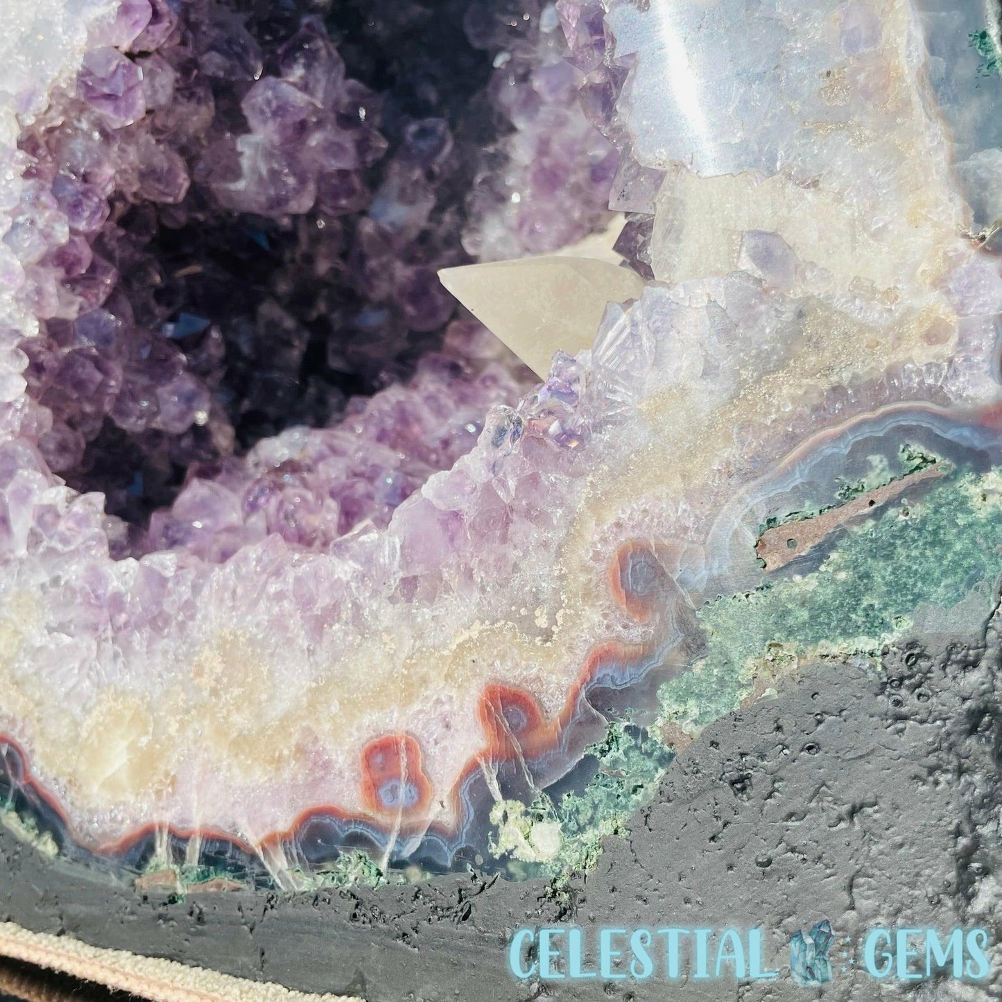 Amethyst Geode Cluster XL Cave 21.6kg