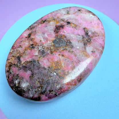 Cobaltoan Calcite Palmstone