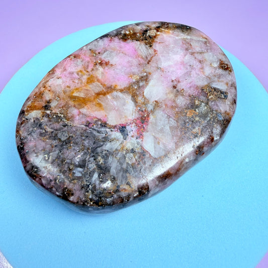 Cobaltoan Calcite Palmstone