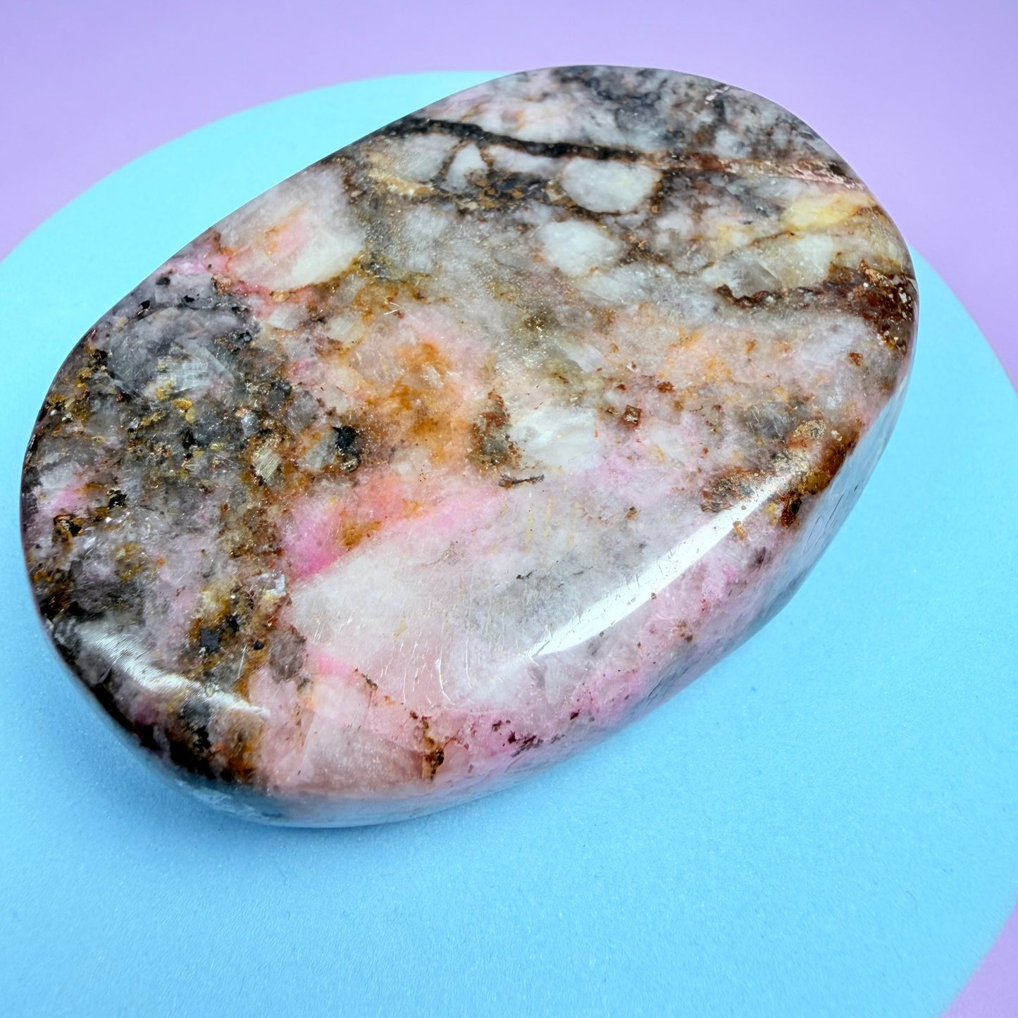 Cobaltoan Calcite Palmstone