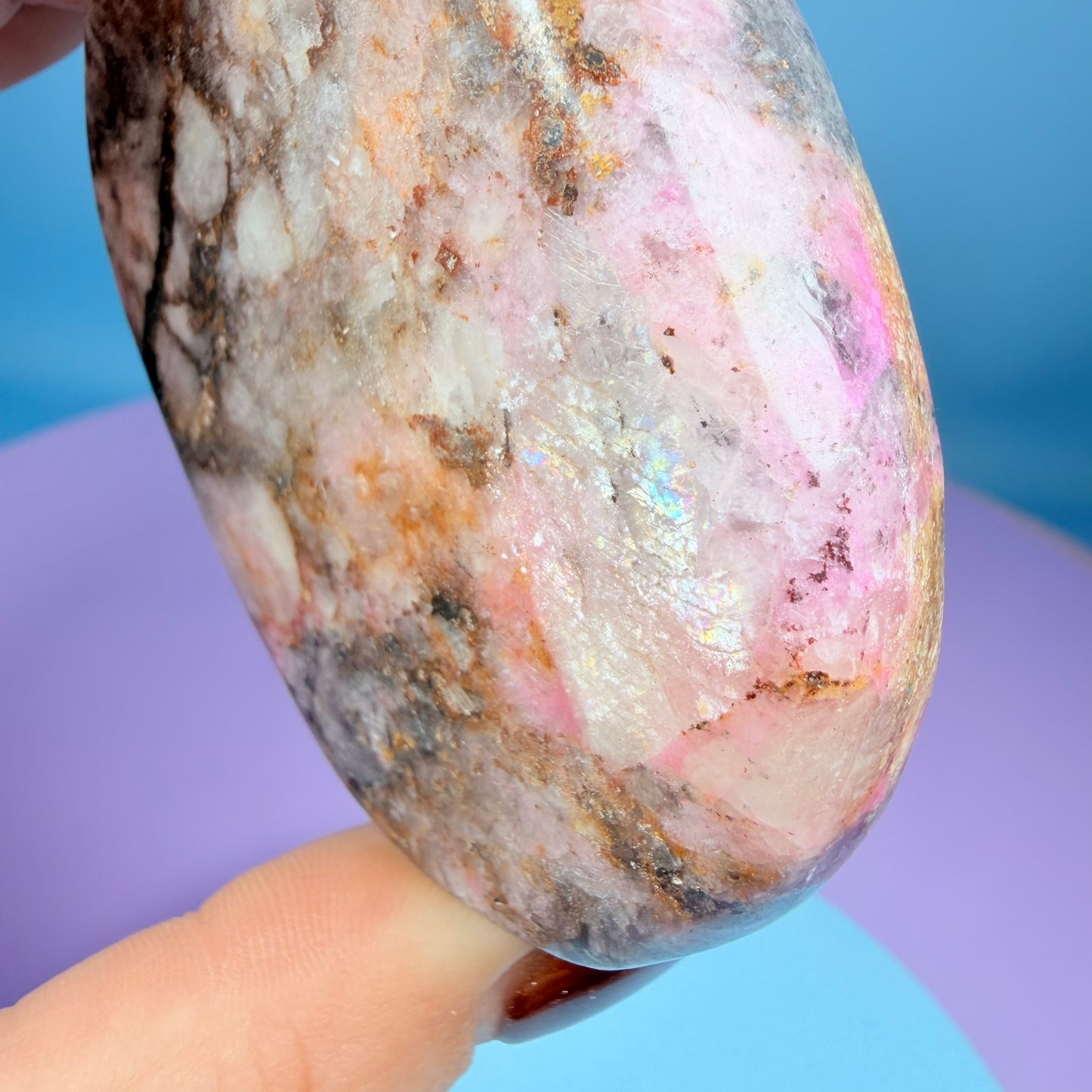 Cobaltoan Calcite Palmstone