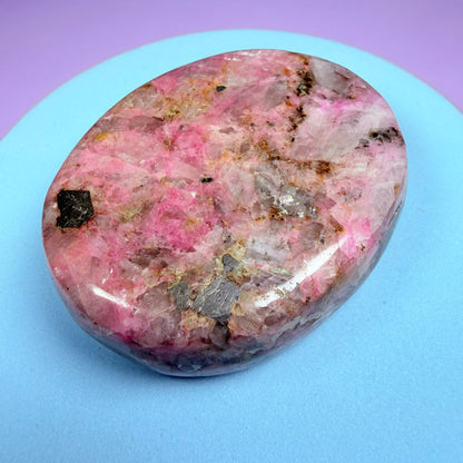 Cobaltoan Calcite Palmstone
