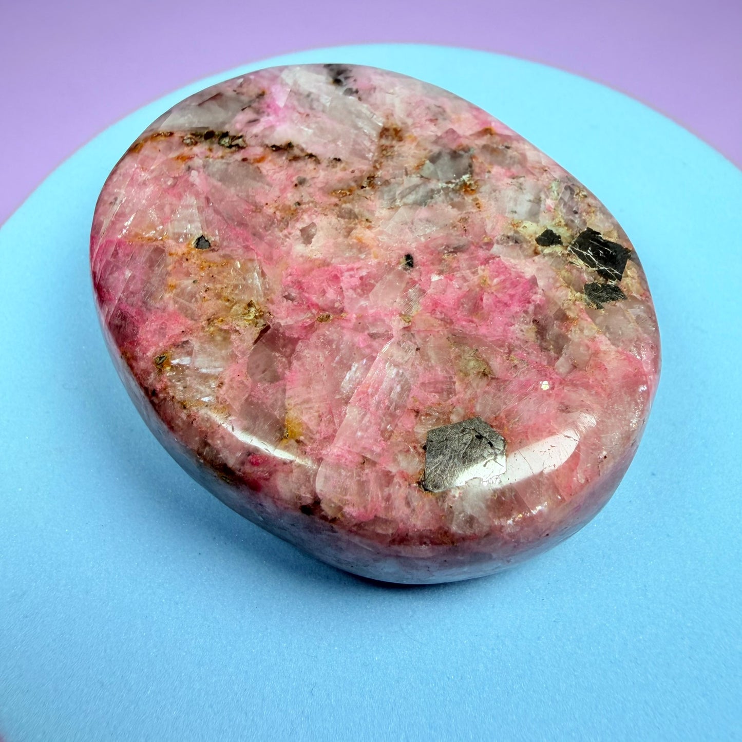 Cobaltoan Calcite Palmstone