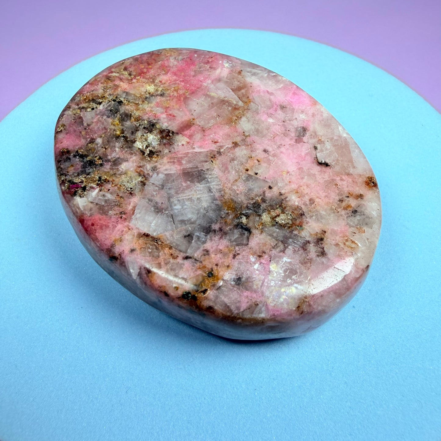 Cobaltoan Calcite Palmstone