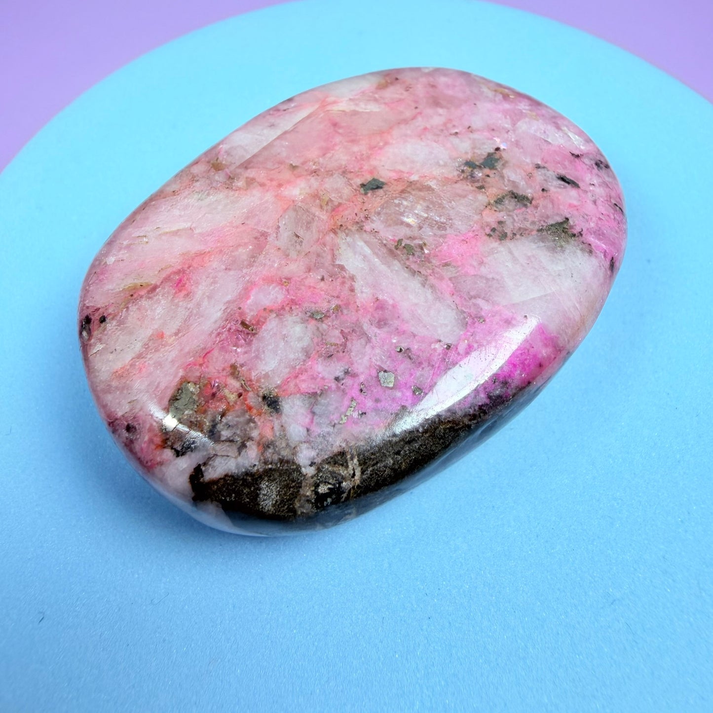 Cobaltoan Calcite Palmstone