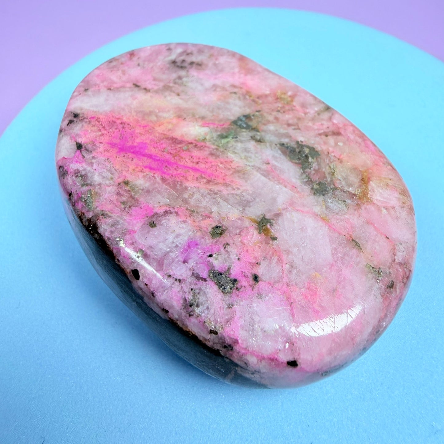 Cobaltoan Calcite Palmstone