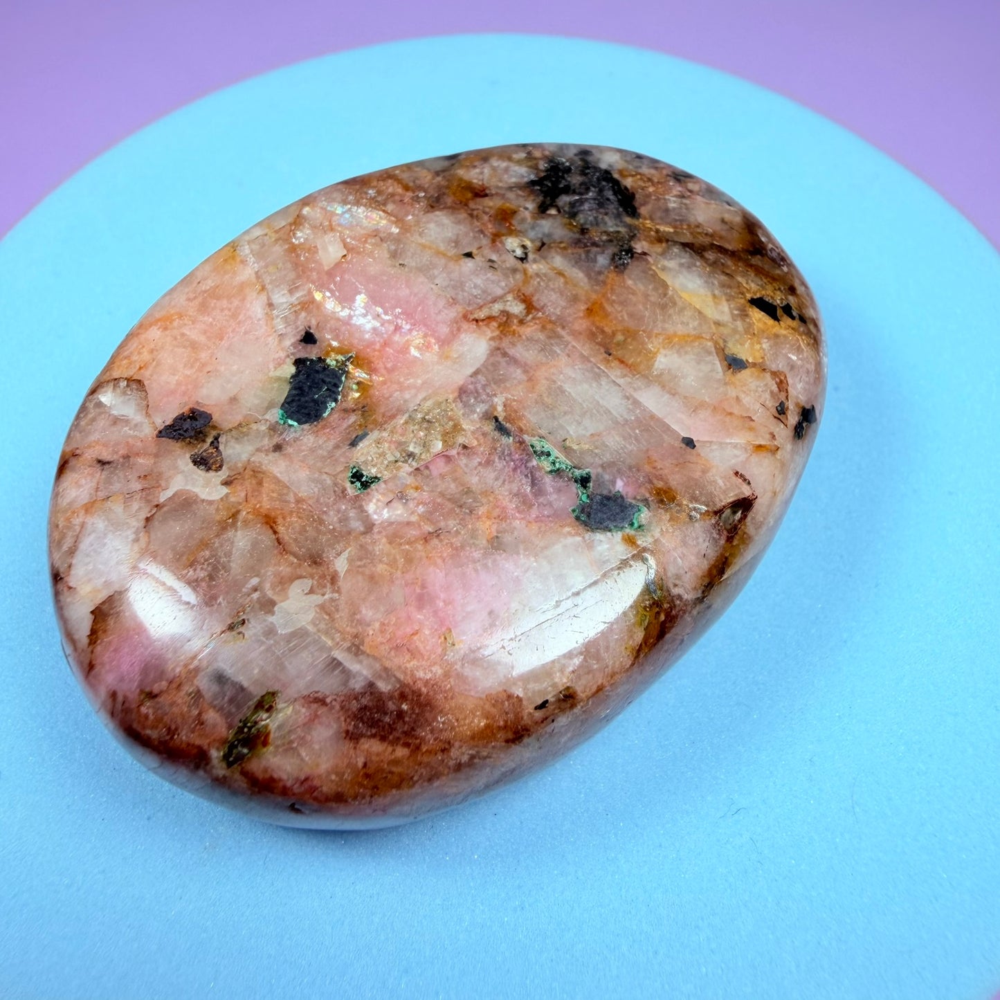 Cobaltoan Calcite Palmstone