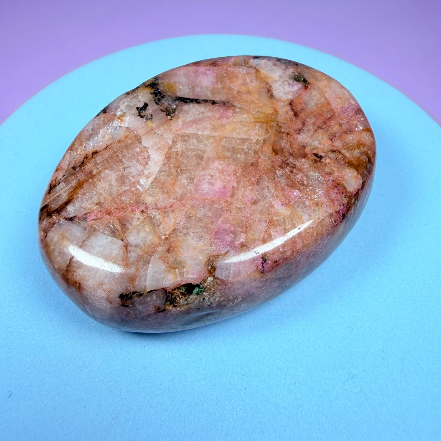 Cobaltoan Calcite Palmstone