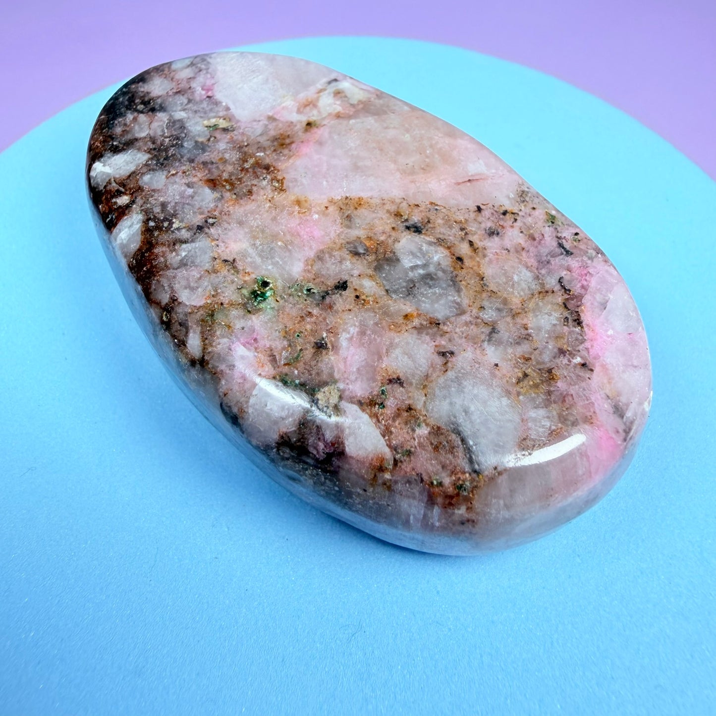 Cobaltoan Calcite Palmstone