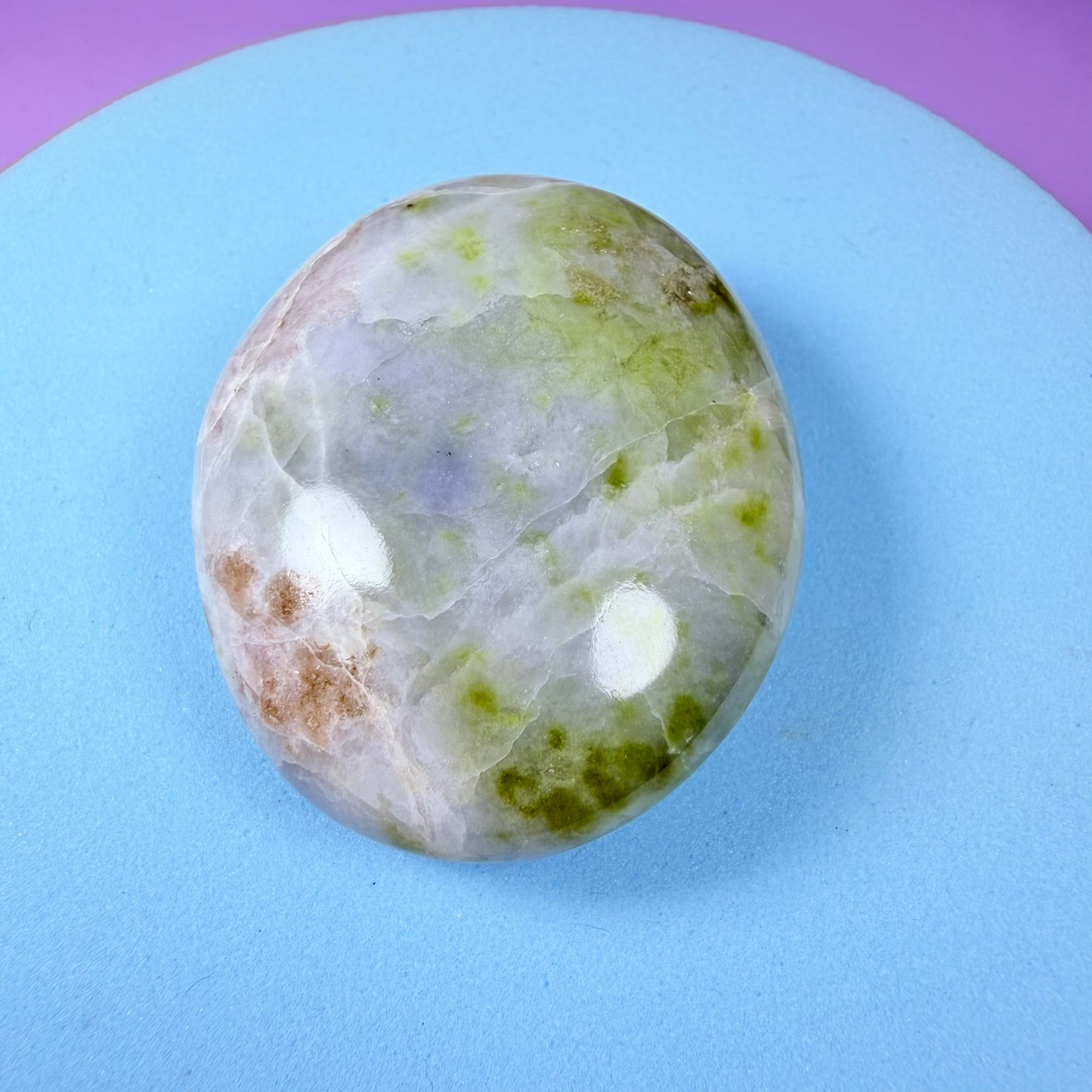 Rare Hackmanite Small Palmstone (UV + Tenebrescent)