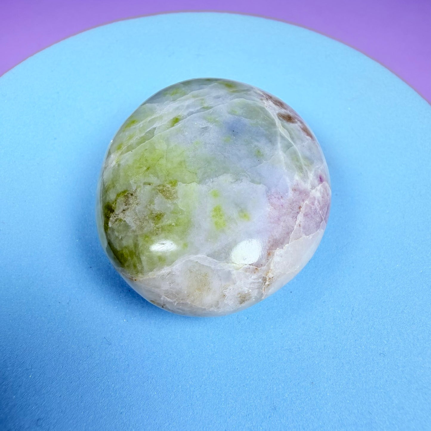 Rare Hackmanite Small Palmstone (UV + Tenebrescent)