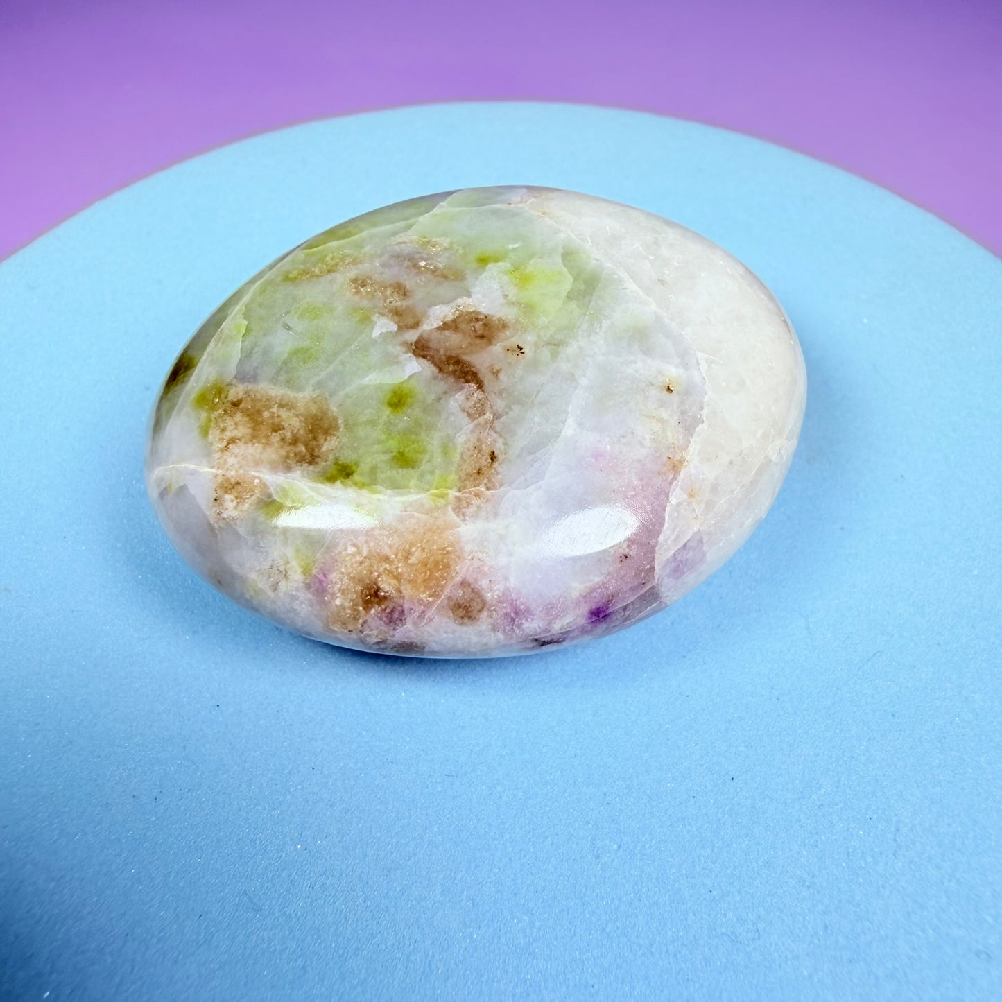 Rare Hackmanite Small Palmstone (UV + Tenebrescent)