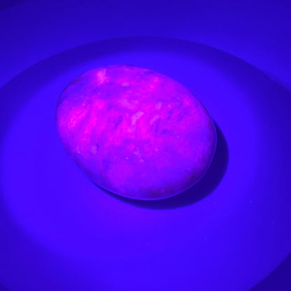 Rare Hackmanite Small Palmstone (UV + Tenebrescent)