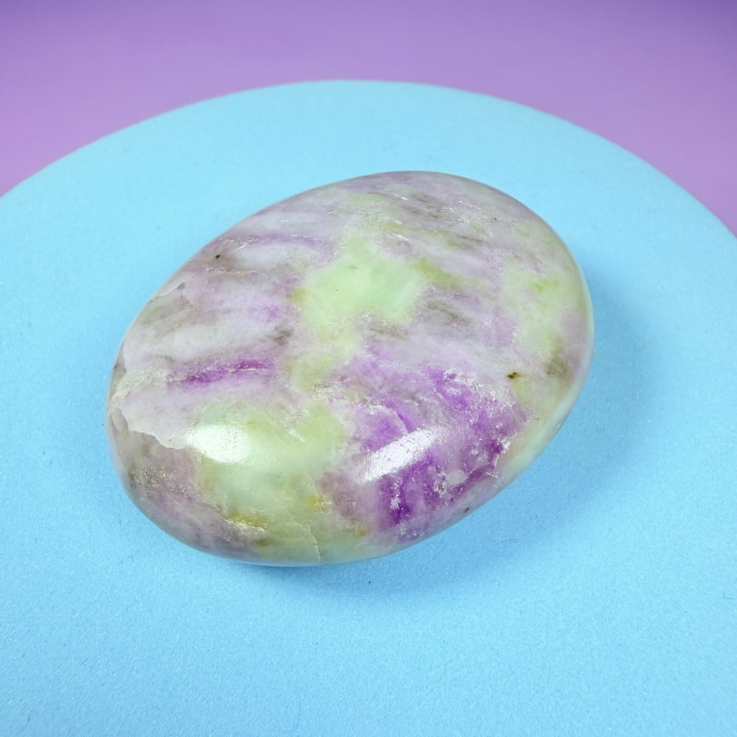 Rare Hackmanite Small Palmstone (UV + Tenebrescent)
