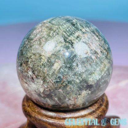 Lodolite Garden Quartz Small Sphere