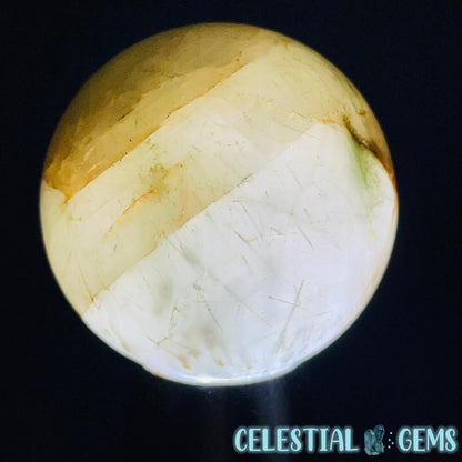 Actinolite (Green Rutile) Quartz Small Sphere